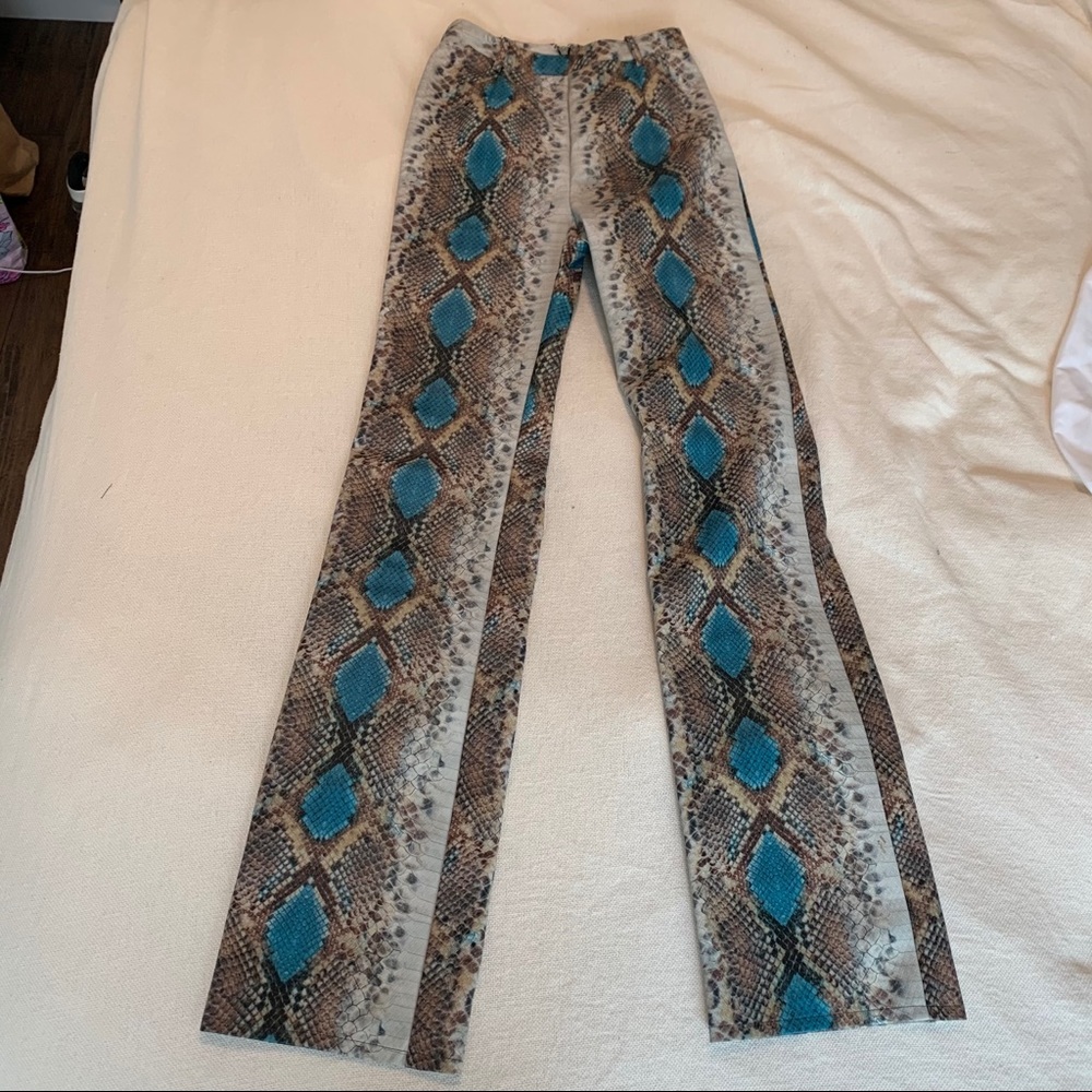 I.am.gia Python Snakeskin High Waisted Pants